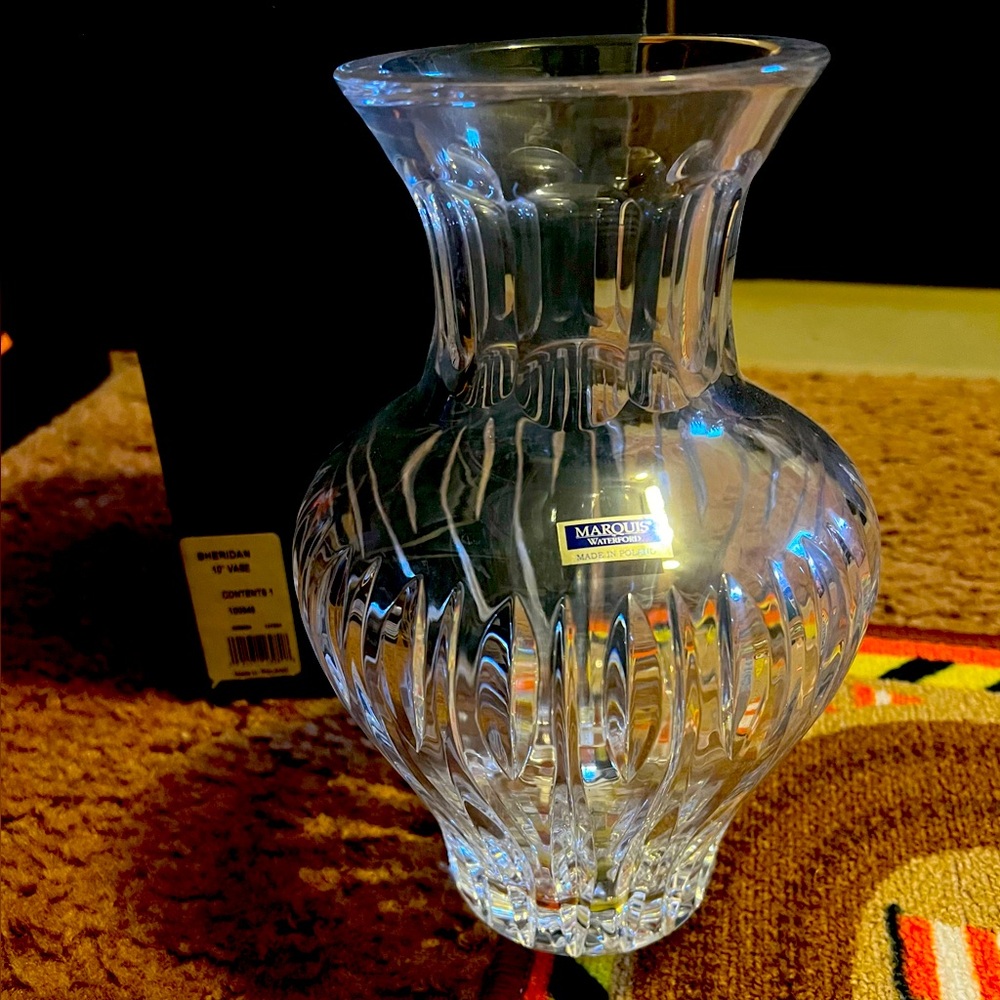 EUC Waterford Crystal 10 in Sheridan Vase